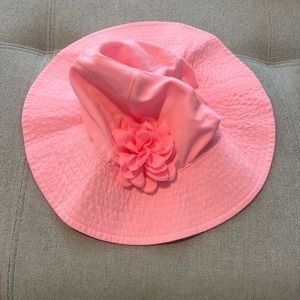 Carters pink swim hat - 12-24 months